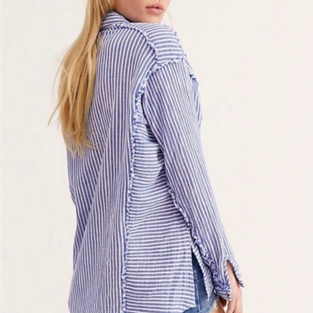 We The Free Oversized Button Down Top - Picture 2 of 5